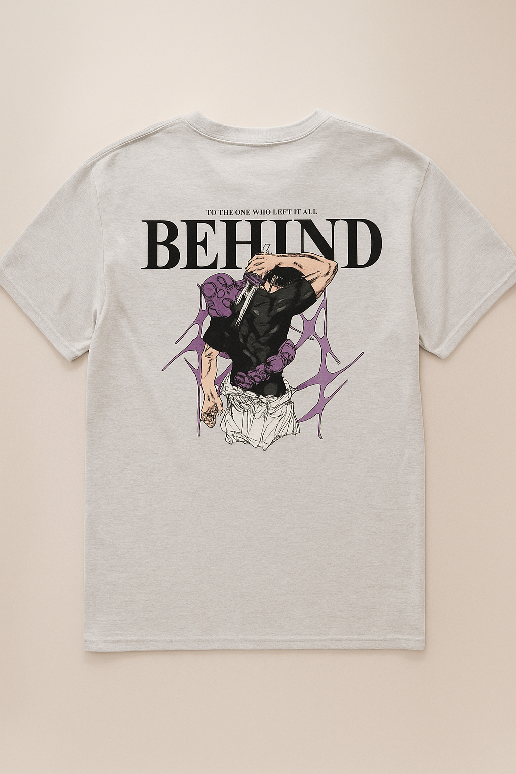 Stylish design Anime Sword Graphic T-Shirt – Unisex Drop Shoulder Oversized Tee